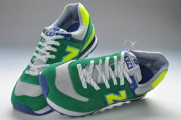 new balance bleu marine et jaune fluo